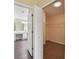 Walk-in closet featuring built-in shelving for organization and storage at 27012 Sea Breeze Way, Wesley Chapel, FL 33544