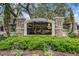 Cypress Run community entrance sign with stacked stone pillars and manicured landscaping at 2769 St Andrews Blvd, Tarpon Springs, FL 34688