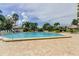 Enjoy the outdoors with this community pool surrounded by lush, tropical landscaping at 400 Island Way # 1709, Clearwater Beach, FL 33767