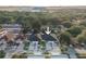 Aerial view of the property, showing proximity to the city at 4108 N Thatcher, Tampa, FL 33614