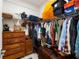 Organized walk-in closet with shelves, hanging rods, and storage space at 4108 N Thatcher, Tampa, FL 33614