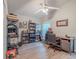 Inviting home office featuring ample storage and a comfortable workspace at 412 Henderson Ave, Seffner, FL 33584