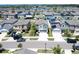 Aerial view of a neighborhood with single Gathering homes at 4533 Eternal Prince Dr, Sun City Center, FL 33573