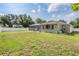 Spacious backyard featuring a screened-in lanai and a well-maintained lawn, perfect for outdoor activities at 4708 Ranch Grove Ct, Valrico, FL 33596