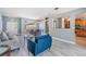 Spacious open floor plan with dining area, living area and breakfast bar at 4708 Ranch Grove Ct, Valrico, FL 33596
