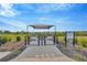 A fenced dog park with separate areas for large and small dogs, offering a secure and fun space for pets at 4831 Rosatti Rd, Wesley Chapel, FL 33543