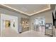 Lobby is well-appointed with displays and access to community amenities at 4831 Rosatti Rd, Wesley Chapel, FL 33543
