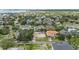 An aerial of vacant land, ready to build your dream home with existing upscale residences and beautiful landscaping at 5029 W Dickens Ave, Tampa, FL 33629