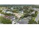 Aerial view of a vacant lot with address 5029 W Dickens Ave, Tampa, FL 33629 in a residential neighborhood at 5029 W Dickens Ave, Tampa, FL 33629