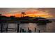 Enjoy beautiful sunsets from your backyard waterfront view with dock and boat lift at 5193 Boyle Ter, Port Charlotte, FL 33981