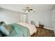 Nicely designed bedroom includes wood floors and updated dresser at 6010 Bayou Grande Ne Blvd, St Petersburg, FL 33703