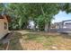 A spacious backyard with established trees at 6109 16Th St, Zephyrhills, FL 33542