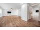 Spacious living room featuring wood floors and plenty of natural light at 7092 S Shore S Dr, St Petersburg, FL 33707