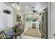 Bright, open kitchen with stainless steel appliances and breakfast nook at 7253 Cleopatra Dr, Land O Lakes, FL 34637