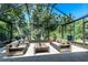 Screened patio featuring comfortable seating, perfect for enjoying the outdoors in a relaxing environment at 7253 Cleopatra Dr, Land O Lakes, FL 34637