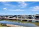 Waterfront boat docks with several slips, perfect for easy access to boating and water activities at 915 Tidewater Shores Loop, Bradenton, FL 34208