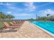 Resort style pool and sun deck offer plenty of lounge chairs and views of the bay at 915 Tidewater Shores Loop, Bradenton, FL 34208