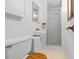 Small bathroom with shower, and toilet and sink unit at 11762 82Nd Ter, Seminole, FL 33772