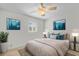 Serene bedroom with a comfortable bed, soft lighting, and tranquil decor at 11762 82Nd Ter, Seminole, FL 33772