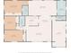 Detailed floor plan showcasing the layout of the house including rooms and dimensions at 11762 82Nd Ter, Seminole, FL 33772