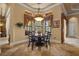 Cozy breakfast nook featuring bay windows and decorative curtains at 11817 Glen Wessex Ct, Tampa, FL 33626