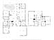 Detailed floor plan showcasing layout of bedrooms, kitchen, living spaces, and outdoor amenities at 11817 Glen Wessex Ct, Tampa, FL 33626