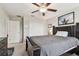 Bedroom with large bed and closet at 13529 Wild Ginger St, Riverview, FL 33579
