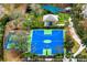 Aerial view of the community basketball court, playground, and outdoor amenities at 14851 Tudor Chase Dr, Tampa, FL 33626