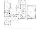 Detailed floor plan showcasing the layout of the house with room dimensions and names at 14851 Tudor Chase Dr, Tampa, FL 33626