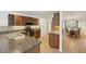 Functional kitchen featuring stainless steel appliances and tile backsplash at 1624 Shady Leaf Dr, Valrico, FL 33596