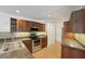Modern kitchen with stainless steel appliances and granite countertops at 1624 Shady Leaf Dr, Valrico, FL 33596