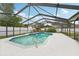 Screened-in pool area perfect for outdoor enjoyment and relaxation at 1624 Shady Leaf Dr, Valrico, FL 33596