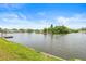 Scenic water view from the property's edge, showcasing the tranquil surroundings at 3431 Springfield Dr, Holiday, FL 34691