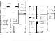 Complete floor plans for both levels of the residence, showing layout of rooms at 3611 W Royal Palm Cir, Tampa, FL 33629