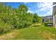 A backyard with beautiful landscaping at 4551 Barletta Ct, Wesley Chapel, FL 33543