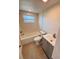 Bathroom with new fixtures, shower-tub combo, and modern vanity at 6046 7Th Ave, New Port Richey, FL 34653