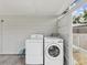 This is a laundry area featuring a washer and dryer at 6436 2Nd S Ave, St Petersburg, FL 33707