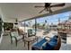 Screened lanai featuring comfortable seating areas and a lovely outdoor pool view at 743 Kingston Ct, Apollo Beach, FL 33572