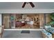 The home features a screened patio overlooking the living room and updated kitchen, providing a seamless indoor-outdoor living at 743 Kingston Ct, Apollo Beach, FL 33572