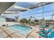 Enjoy this beautiful pool and patio area, perfect for entertaining with plenty of room to relax and soak up the sun at 743 Kingston Ct, Apollo Beach, FL 33572