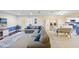 Spacious living area featuring a comfortable sectional sofa, stylish decor, and an open layout at 916 Shangri La Dr, Seffner, FL 33584