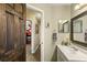 This bathroom boasts modern fixtures, decor, and a convenient layout, offering a comfortable and stylish space at 11849 Cedarfield Dr, Riverview, FL 33579