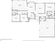 Detailed floor plan of a single-story home featuring a spacious living area, kitchen, three bedrooms, and a two-car garage at 1221 Candlelight Blvd, Brooksville, FL 34601