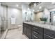 Bright bathroom showcasing a shower, vanity with granite countertops, and modern fixtures in a clean design at 199 Dali Blvd # 403, St Petersburg, FL 33701