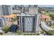 Exterior view of a modern high-rise building with multiple balconies and stunning city views at 199 Dali Blvd # 403, St Petersburg, FL 33701