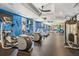 Modern fitness center with treadmills, ellipticals, weights, and fitness equipment for residents at 199 Dali Blvd # 403, St Petersburg, FL 33701