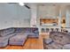 Inviting open living area with a kitchen bar, high ceilings, and comfortable seating at 2413 Buckhorn Run Dr, Valrico, FL 33596