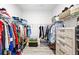 Walk-in closet with ample storage space and organization, ready for your personal wardrobe at 34266 Radley Way, Wesley Chapel, FL 33545