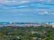 Beautiful aerial view of the city and coastline, near lush greenery at 4727 17Th S Ave, St Petersburg, FL 33711