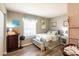 Cozy bedroom adorned with marine-themed decor, creating a tranquil and inviting space at 5075 Starfish Se Dr # A, St Petersburg, FL 33705
